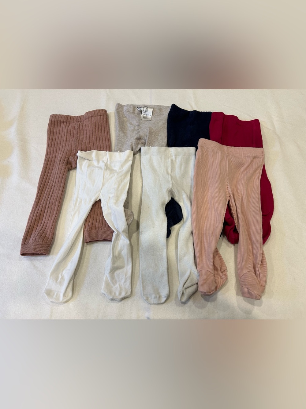 7 baby girl legging bundle